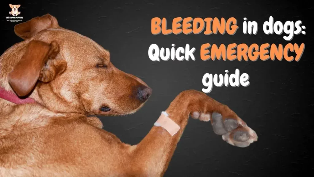 Bleeding in dogs: quick emergency guide