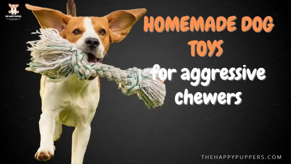 Homemade dog toys for aggressive chewers